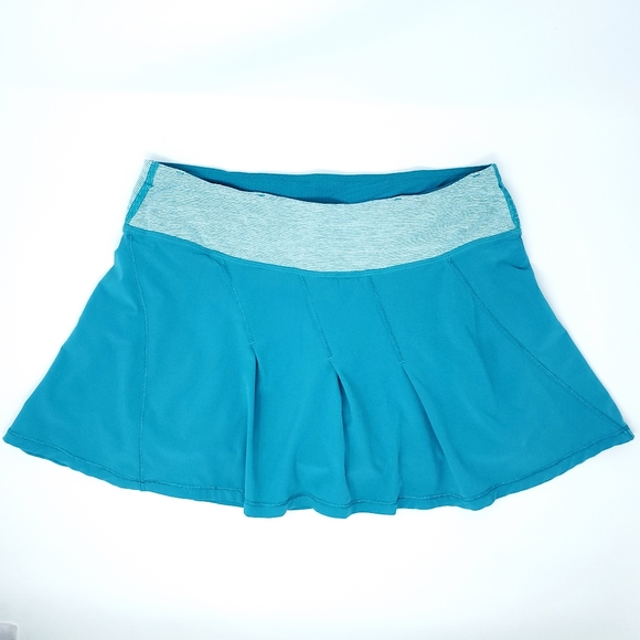 Lululemon Run: Take Flight Surge Teal Skirt Skort - Picture 2 of 8